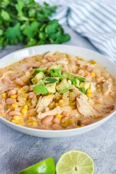 Easy White Chicken Chili .